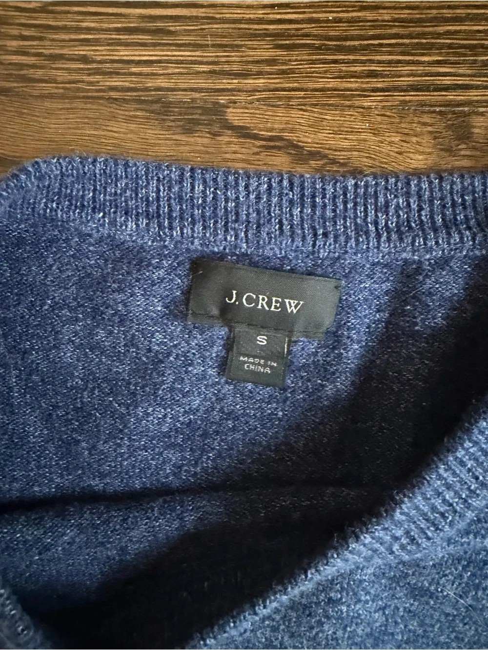 J. Crew Men's Crewneck Sweater in Heather Blue